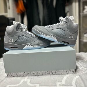 Size 9 - Nike Air Jordan 5  Retro Wolf Grey 2026 Brand New SHIPS FAST